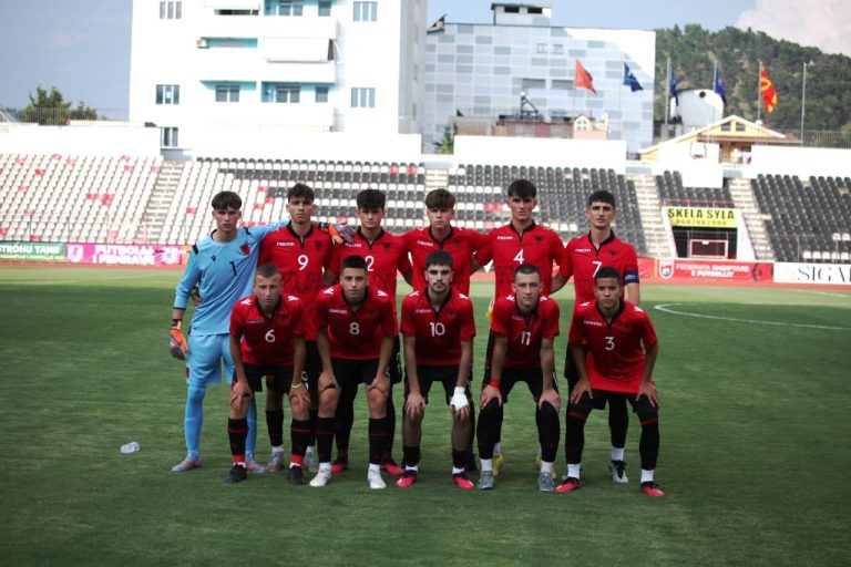 Miqësorja e U-17 / Shqipëria, barazim 0-0 me Maqedoninë e Veriut në testin e parë