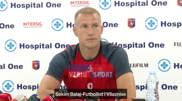 (Video) Sulmuesi Bekim Balaj optimist per kualifikimin e Vllaznisë në Conference League ndaj Lindfield FC