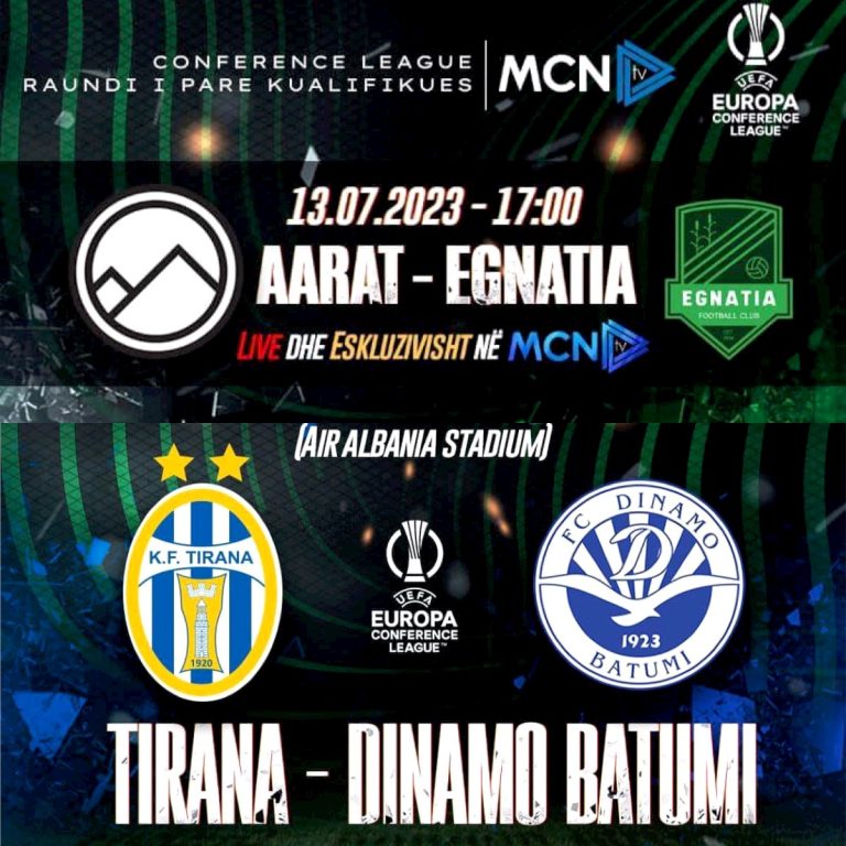 Tirana dhe Egnatia në Ligën e Konferencës vijnë direkt për sportdashësit