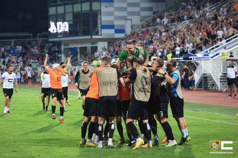 Ballkani, dhuron spektakël në “Fadil Vokrri”. Djemtë e Ilir Dajes shkatërrojnë Bate Borisov të Budapestit duke e mundur, 4-1. Një hap pranë kualifikimit në grupet e Conference League.