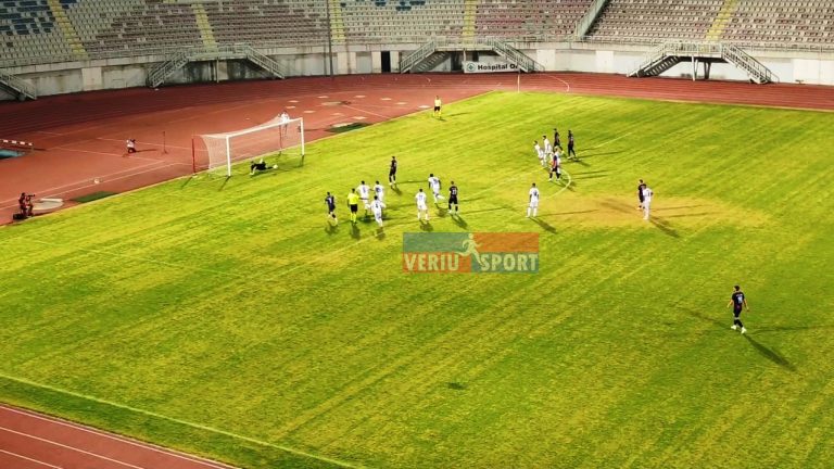 Miqësorja, Vllaznia-Dinamo i kishte të gjitha përpos golit. Ritëm, grintë, ashpërsi në dyluftime, kartona të verdhë, shtylla, penallti, dhe në mbyllje, vetëm barazim, 0-0