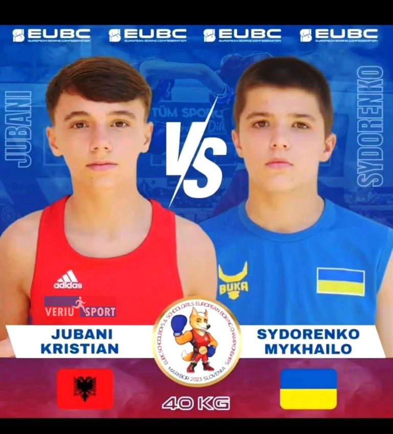 Historike/Boks-Kristian Jubani(Shqipëri)-Mykhailo Sydorenko(Ukraine), sot finalja e Europianit të Sllovenisë për peshën 40 kg