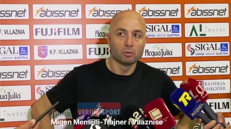 (Video) Fitoi 3-1 në ndeshjen hapëse të kampionatit, trajneri i Vllaznisë, Migen Memelli, i kënaqur, por edhe kritika për skuadrën