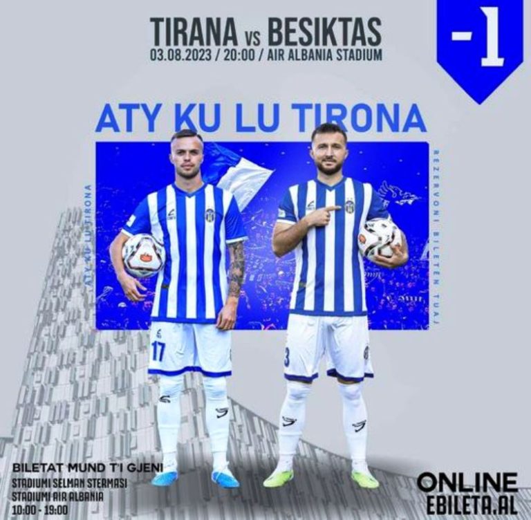 Tirana-Beshiktash, sonte, ora 20:00, në “Air Albania” për Ligën e Konferences. Bardheblutë synojnë përmbysjen e humbjes në Stamboll, 3-1
