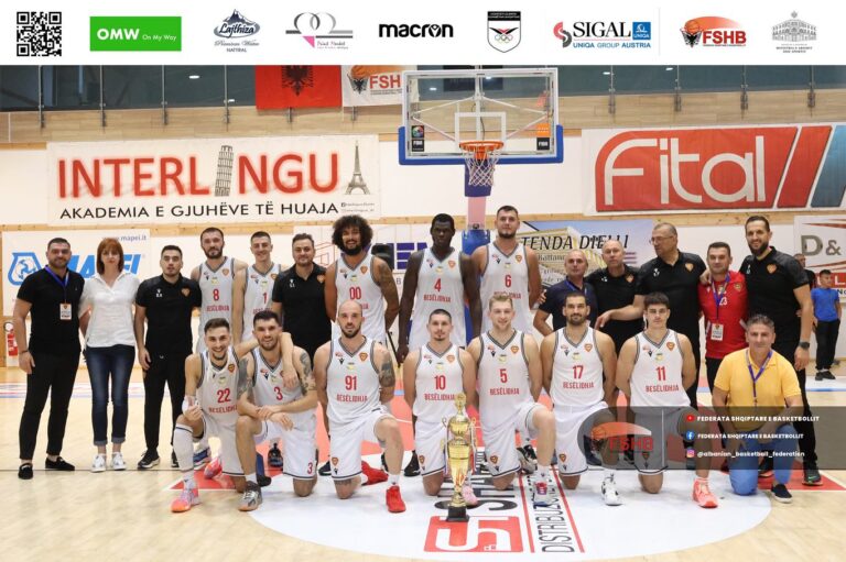 Festë në Lezhë-Besëlidhja sfidon Tiranën në finale. E mund 100-86 dhe fiton Kupën e Federatës në basketboll meshkuj