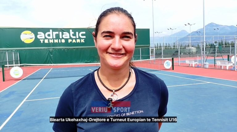 (Video) Blearta Ukëhaxhaj, drejtore e Turneut Ndërkombëtar të Tennisit “Shkodra Open 2023”, e kënaqur për mbarëvajtjen e aktivitetit: “Adriatic Tennis Park, model për t’u ndjekur”!