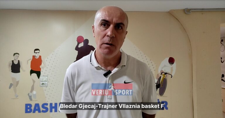 (Video) Bledar Gjeçaj, trajner i Vllaznisë basket femra dhe kryetar i shoqatës së basketbollit Vllaznia, analizon situatën aktuale të basketbollit shkodran