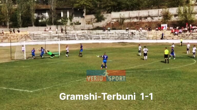 (Video) Tërbuni e nis me barazim kampionatin. Paraqitja në transfertën e Gramshit nuk ishte më e mira për pukjanët