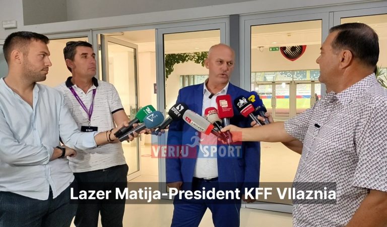 (Video) Presidenti i KFF Vllaznia, Lazër Matija, përgëzon tifozërinë për mbështetjen. Eleminimi nga kampionia e Islandes, Valur, njëshi i klubit kuqeblu, premton rikthim edhe më të fortë të Vllaznisë në arenën ndërkombëtare