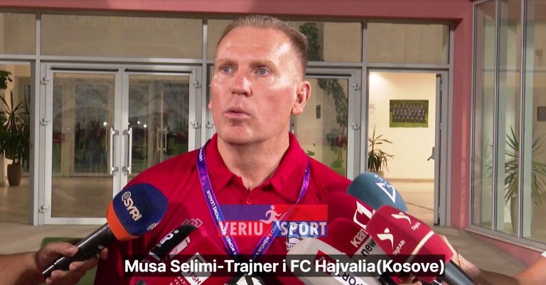 (Video) Trajneri i FC Hajvalia, Musa Selimi, flet pas humbjes 4-2 me Vllazninë në “Loro Boriçi” Liga e kampioneve të Europës, turi i parë eleminator, grupi i 7-të