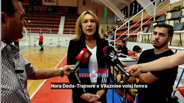 (Video) Sfidoi Barletin 3-0 në Shkodër. Trajnerja e Vllaznisë volej femra, Nora Deda e lumtur për fitoren: Kishim punuar shumë për mbrojtjen, ajo na dha suksesin!