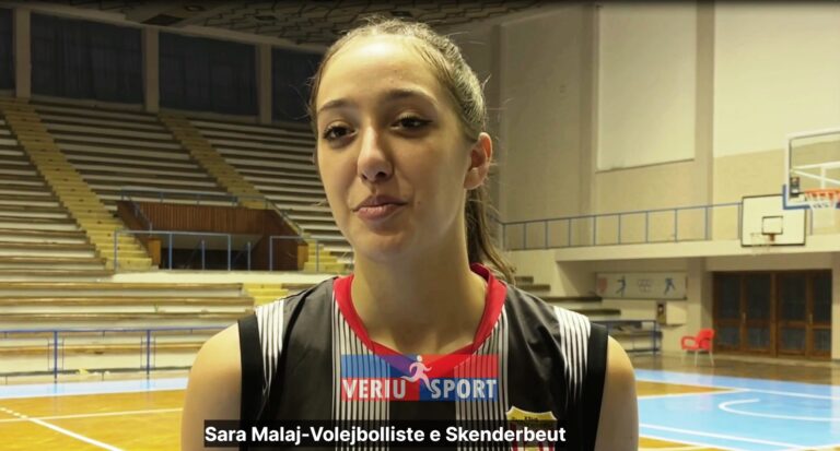 (Video) Sara Malaj, volejbollistja shkodrane që luan për Skënderbeun. Emocionet pas ndeshjes përballë Vllaznisë ku u rrit si sportiste!
