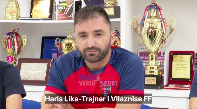 (Video) Emocionet e trajnerit të Vllaznisë Haris Lika! E nis punën në krye të kuqebluve me një debutim Europian, eleminatoret e grupit 7-të. Nesër, Vllaznia-Hajvalia, ora 18:00 në “Loro Boriçi”