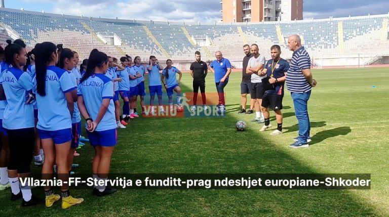 (Video) Ekipi i Vllaznisë futboll femra, zhvilloi seancën e fundit stërvitore në prag të ndeshjeve eleminatore europiane, grupi 7, që luhen në Shkodër