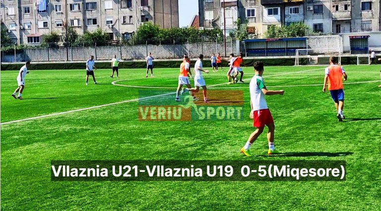 (Video) Pamje nga ndeshja miqësore mes Vllaznisë U-19 dhe Vllaznisë U-21, e fituar nga 19 vjeçarët, 5-0. Autor të golave, janë: Klajti Halili(2), Kevin Dodaj(2), Ersi Zaganjori 1