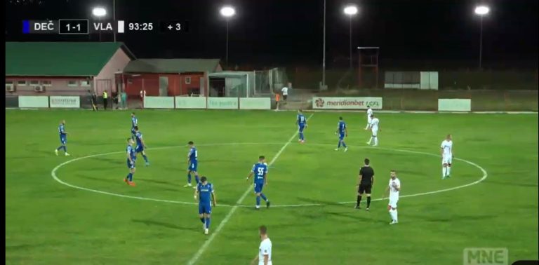 Mbyllet miqësorja, FK Decic 1-1 KF Vllaznia