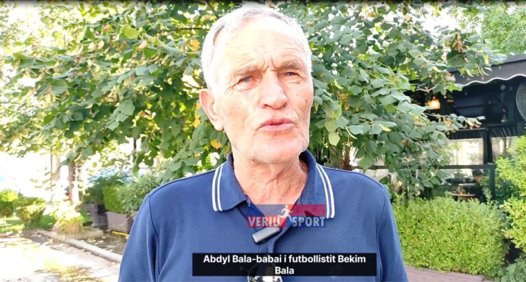 (Video) Emocionet e Abdyl Bales, arsimtarit veteran të Malësisë së Madhe, teksa flet për karrieren e djalit të tij, futbollistit të kombëtares kuqezi dhe kapitenit të Vllaznisë, Bekim Bala