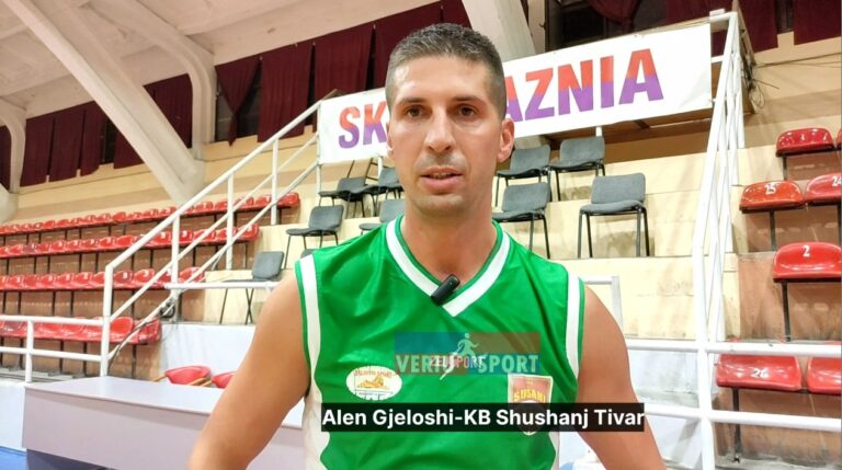 (Video) Alen Gjeloshi, basketbollisti shqiptar i KB Shushanj-Tivar Mali i Zi, i emocionuar për miqësoren e zhvilluar me Vllazninë në Shkodër, 76-77