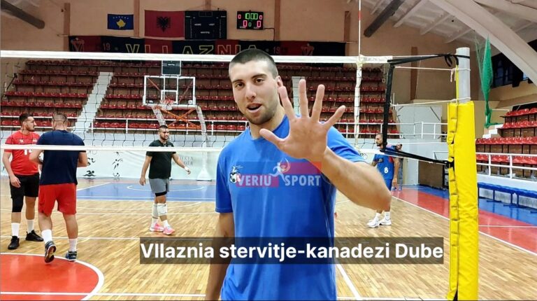 (Video) Një kanadez për Vllazninë e volejbollit meshkuj. 28 vjeçari Andrew Ross Dube, nis stërvitjen me kuqeblutë