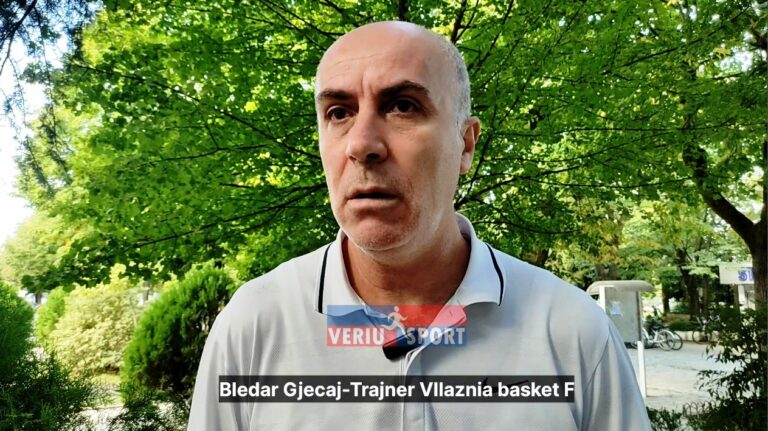 (Video) Trajneri i basket femra Vllaznia dhe kryetar i shoqatës basket Vllaznia, Bledar Gjeçaj, flet për hedhjen e shortit të Kampionatit Kombëtar, femra dhe meshkuj