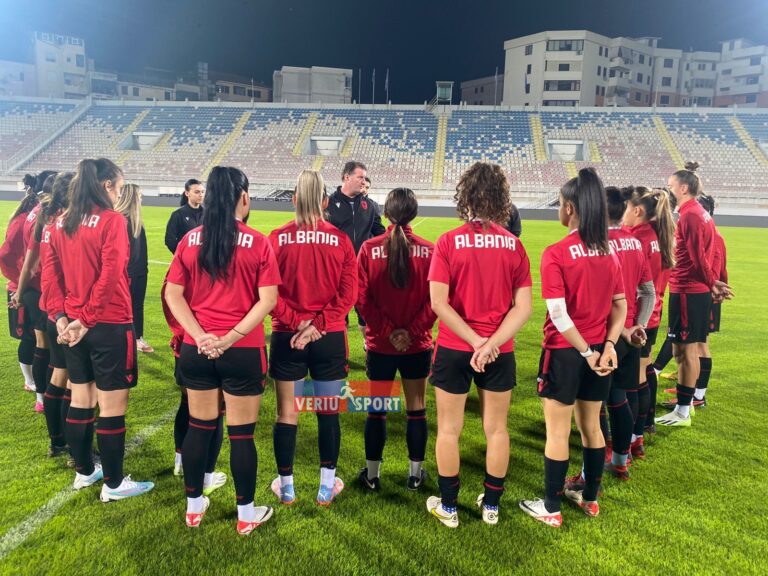 Shqipëri-Irlandë , nesër, ora 18:00 në “Loro Boriçi”. Futboll Femra-Liga e Kombeve