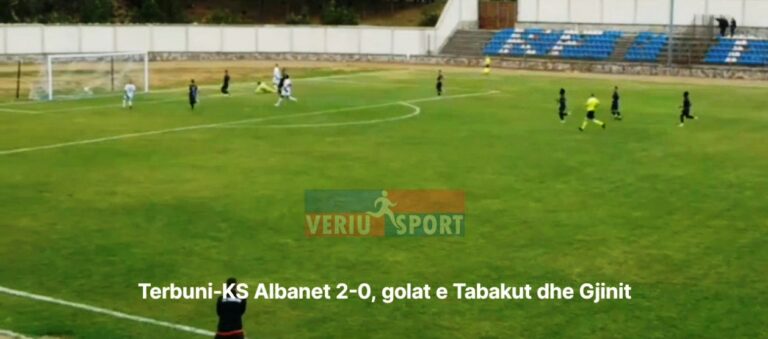 (Video) Futboll Kategoria e Dytë-Tërbuni fiton 2 me 0 ndaj KF Albanët. Vendosin golat e Tabakut dhe Gjinit. Trajneri Xhahysa, i kënaqur me rezultatin, por kërkon më shumë nga skuadra