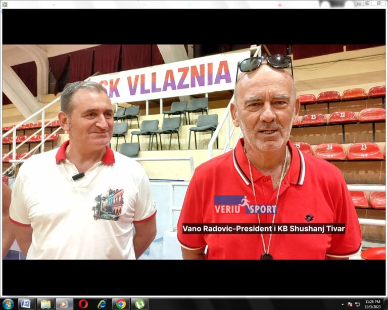 (Video) Presidenti i KB Shushanj-Tivar-Mali i Zi, Vano Radoviç, flet pas miqësores me Vllazninë në Shkodër: Bashkëpunimi me basketbollin shkodran do të vazhdojë!