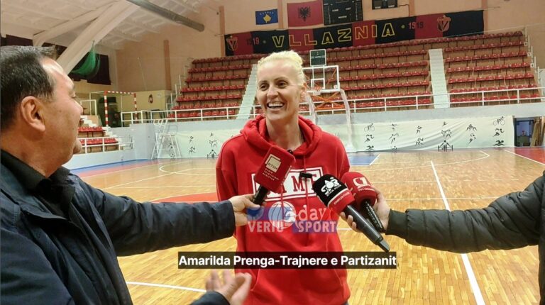 (Video) Fitoi ndaj Vllaznisë, 0-3, trajnerja e Partizanit në volej femra, Amarilda Prenga: Jemi gati të fitojmë të gjitha trofetë e sezonit