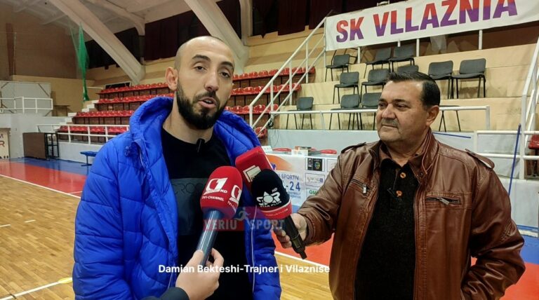 (Video) Fitoi ndaj Apolonisë, rivalit direkt në renditje, trajneri i Vllaznisë, Damian Bekteshi,  optimist për kapjen e zonës Play Off. Superliga basket meshkuj