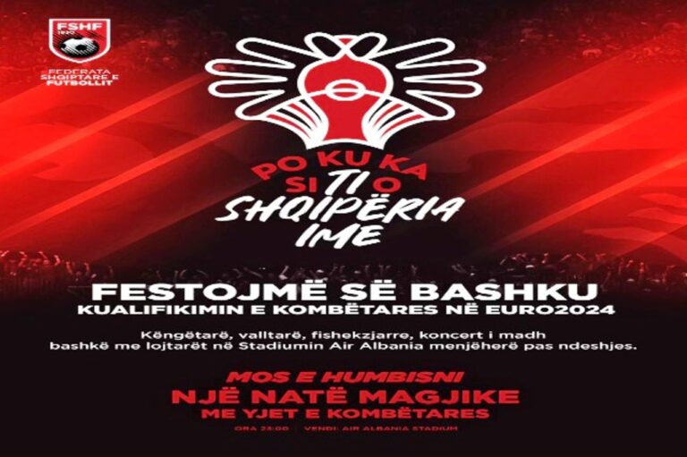 Festë në “Air Albania”-FSHF, Plan festiv, para dhe pas ndeshjes me Ishujt Faroe…