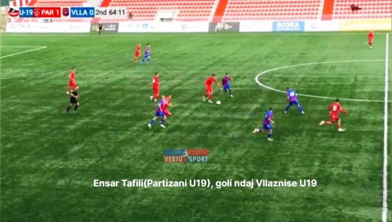 (Video) Superliga e moshave-Partizani U19 mund Vllazninë U19, 2-0. Shënon për të kuqtë talenti shkodran, Ensar Tafili
