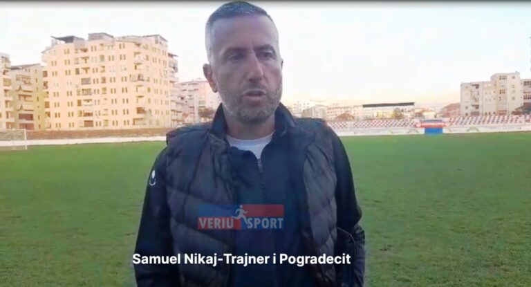(Video) Barazoi në transfertë me Luftëtarin, trajneri i Pogradecit Samuel Nikaj: “Kemi punuar shumë gjatë gjithë vitit. Jemi fare pranë Kategorisë së Parë”