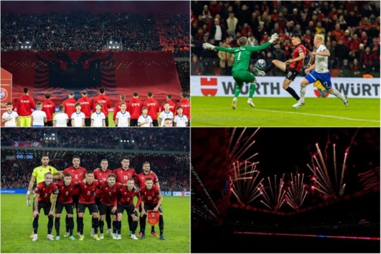 Pikantet e ndeshjes, Shqipëri-Ishujt-Faroe/ Delir kuqezi, tifozët “show” në stadium dhe sheshin “Skënderbej”. Ja çfarë nuk u pa në TV
