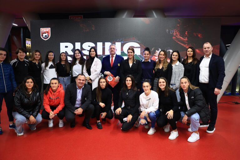 (Video) “Rising Stars”, prezantohet Strategjia e Futbollit të Vajzave 2023-26, Presidenti Duka: Duam që futbolli i vajzave të arrijë në të njëjta nivele si ai i djemve