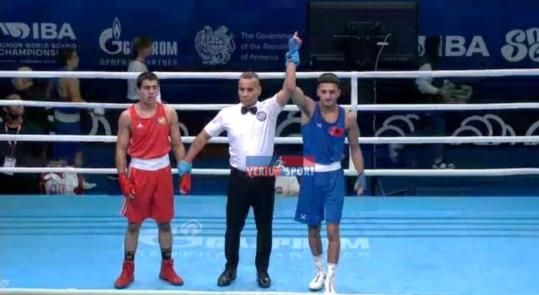 (Video) Fantastike! Boksieri kuqezi, Adam Maca i klubit “North Boxing Albania”, kualifikohet në finalen e Botërorit të Armenisë