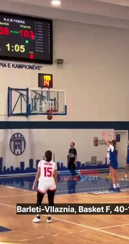 (Video) Basketboll Femra-Vllaznia, shpartallon Barletin, e mund në transfertë me rezultat treshifror (40-106). Spikaten: Bernarda Rreshpja me 41 pikë, Anisa Bokrina me 19 pikë dhe Sindi Kryeziu me 24 pikë