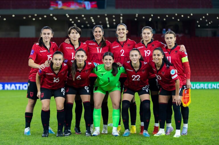 Futboll Femra-Liga e Kombeve/Shqipëria luan ndeshjen e pestë të grupit ndaj Irlandës së Veriut
