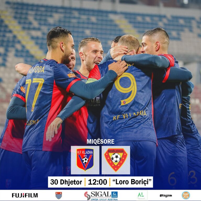Vllaznia B-Besëlidhja, miqësore, të mërkurën, ora 12:00, në “Loro Boriçi”