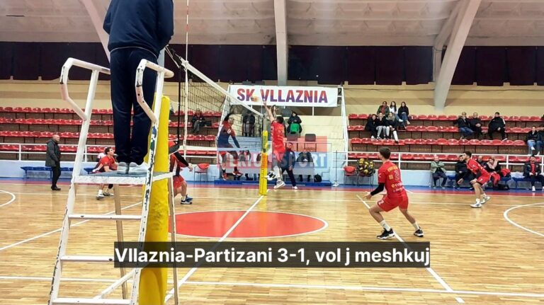 (Video) Befason Vllaznia e Volej Meshkuj. Skuadra e Artan Kalasë, mund Partizanin 3-1 dhe rihap garën në Ligën “Gjergj Kastrioti”