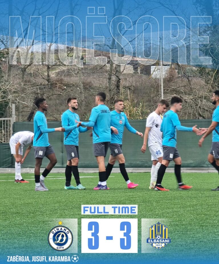 9 gola në dy miqësoret e së shtunës: AF Elbasani-Dinamo 3-3, Kukësi-Burreli 2-1. Të dielën, Laçi-Vllaznia, ora 13:30