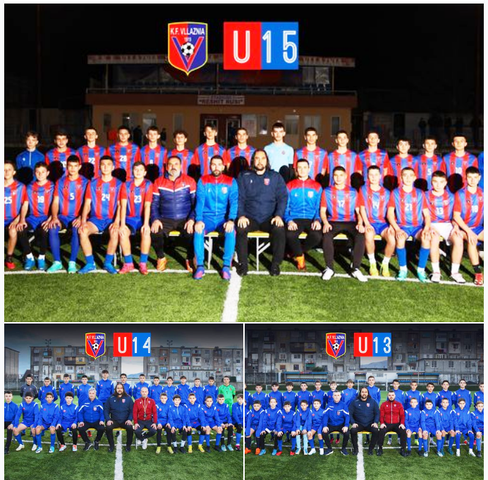 Akademia e Futbollit Vllaznia, prezanton fotot zyrtare të ekipeve U15, U14, U13, për sezonin futbollistik 2023-2024