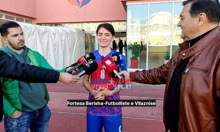 (Video) Debutim special për Fortesa Berishën me uniformën kuqeblu! Sulmuesja e ardhur nga Malisheva, shënon dy gola dhe godet dy shtylla në përballjen Vllaznia-Partizani, 3-0