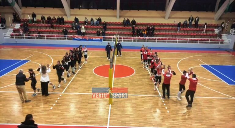 (Video) Volejboll Femra-Vllaznia e barabartë me Skënderbeun, por humbet në pikët deçizive. Kuqeblutë, ankesa për gjykimin