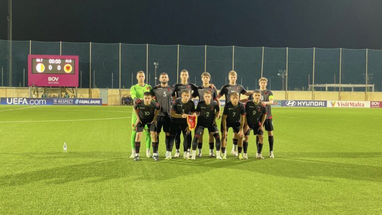 Goli i lezhjanit Denis Prendi, i jep Shqipërisë U-19 fitoren ndaj Maltës U-19