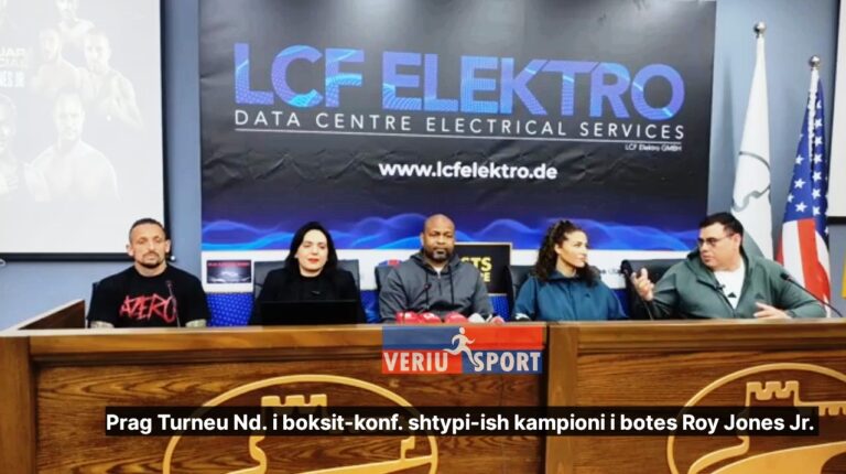 (Video) Ish boksieri, Roy Jones Jr. në Shkodër. 5 herë kampioni i botës, i ftuar VIP në Turneun Ndërkombëtar të Boksit. Konferencë shtypi e organizatorëve të Turneut