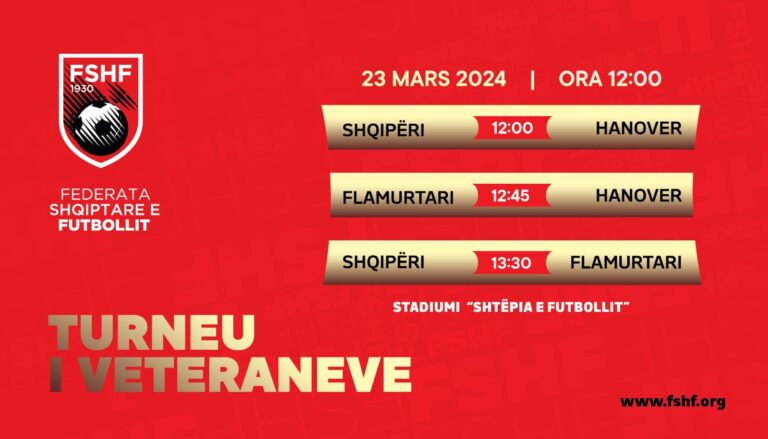 Shqipëria, Hanover dhe Flamurtari-Turne Ndërkombëtar për veteranët në “Shtëpinë e Futbollit”-FSHF