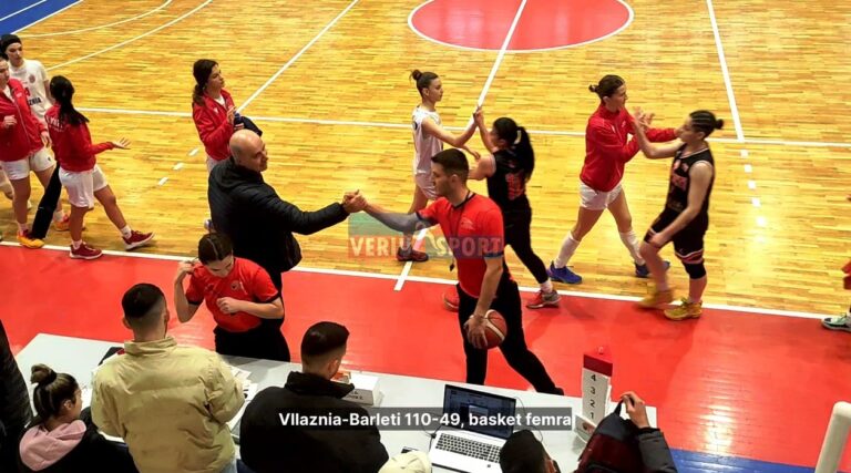 (Video) Basket Femra-Vllazni e pa kompromis, mund thellësisht Barletin me 61 pikë diference(110-49). Në fushë edhe vajzat 16 vjeçare