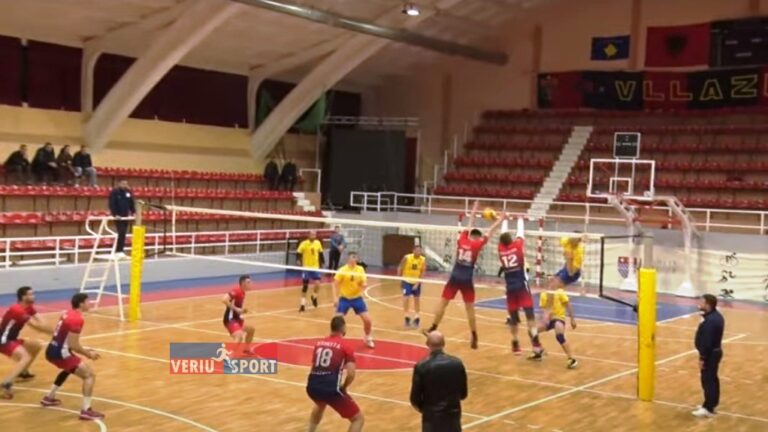 (Video) Volejboll Meshkuj-Vllaznia e mbyll me fitore fazën e dytë. Mund Elbasanin dhe është gati për duelet e Play Off-it me Studentin
