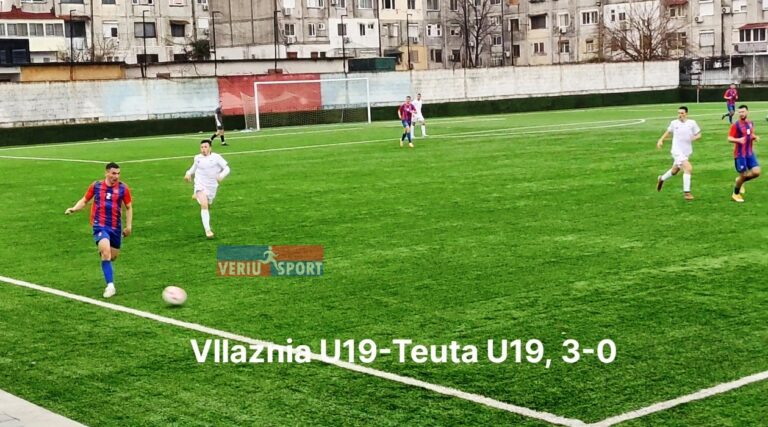 (Video) Superliga e Moshave U19, Vllaznia sfidon Teutën 3-0 me golat e Kevin Dodajt(2)  dhe Aris Ares (1). Kuqeblutë drejt titullit kampion