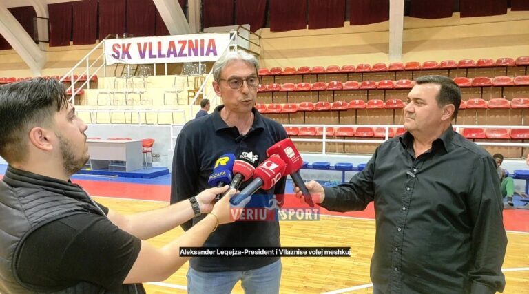 (Video) Vllaznia e volej meshkuj në gjysëmfinale. Presidenti Aleksandër Leqejza: Skuadra po rritet, synimet tona janë për më lart në vazhdimësi!